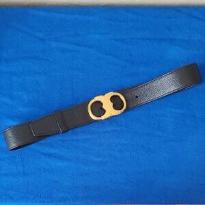 Tory Burch Gemini Leather Belt sz 8